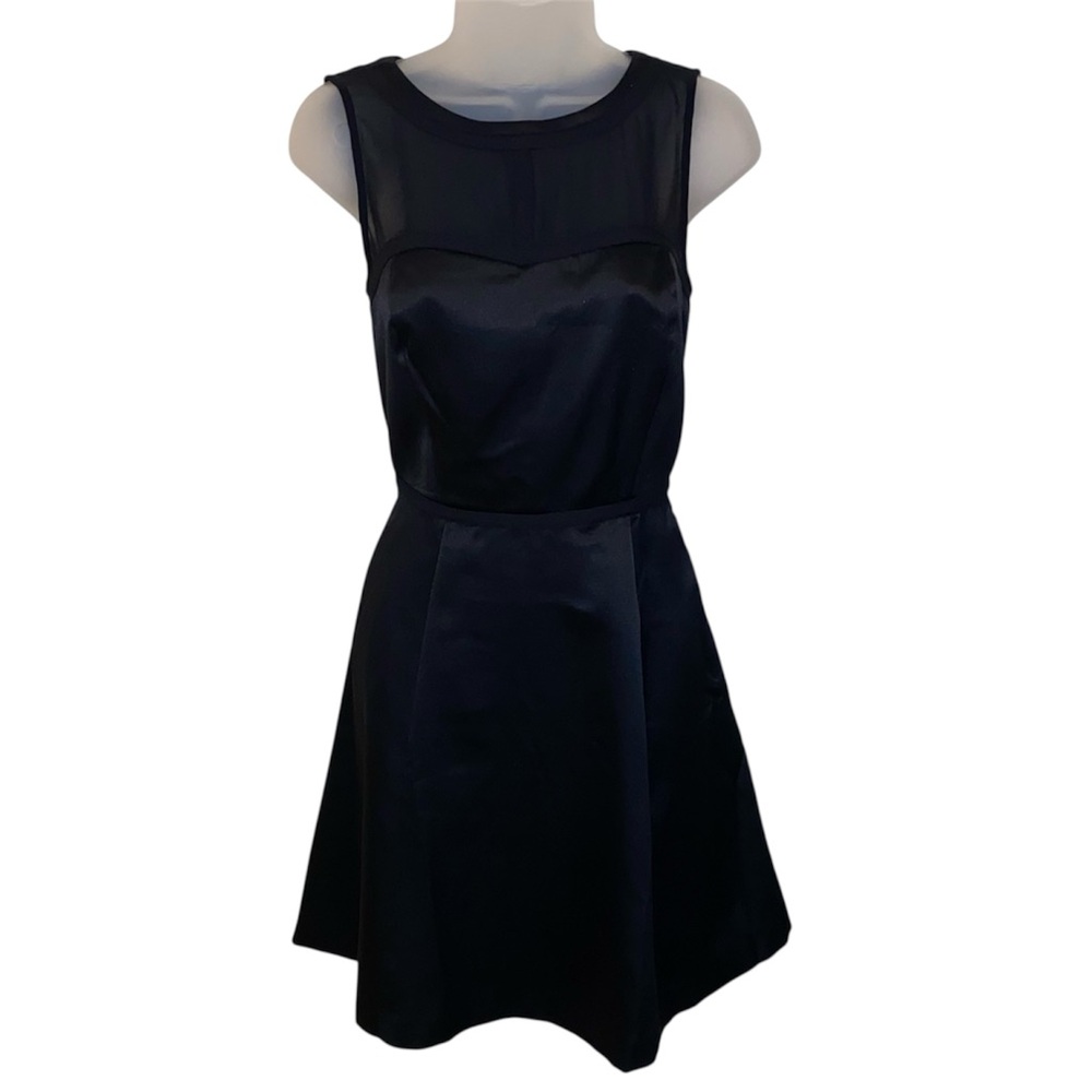 Black Sleeveless A-Line Mini Dress